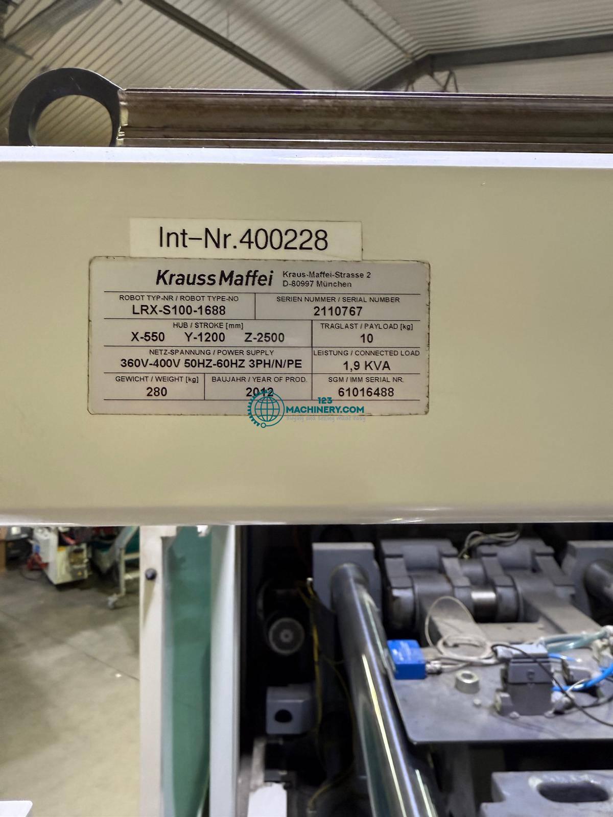 Show advert Used KRAUSS MAFFEI KM180-750 AX Electric machines